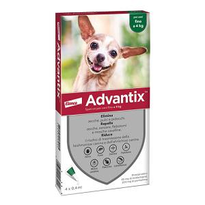 ADVANTIX SPOT ON*4PIP 0-4KG