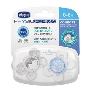 CH SUCCH COMF BOY SIL 0-6M 2P