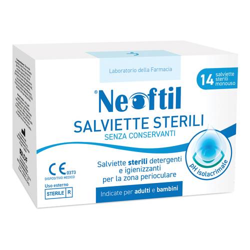 Nicox Therablef Salviette Oculari Monouso 14 Pezzi